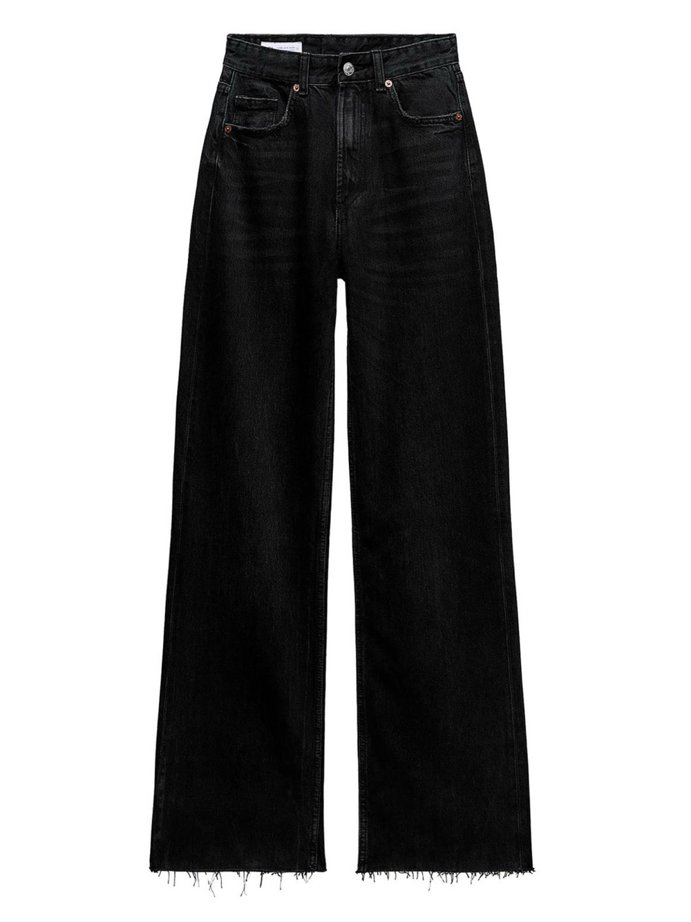 HIGH WAIST SLIM STRAIGHT JEANS